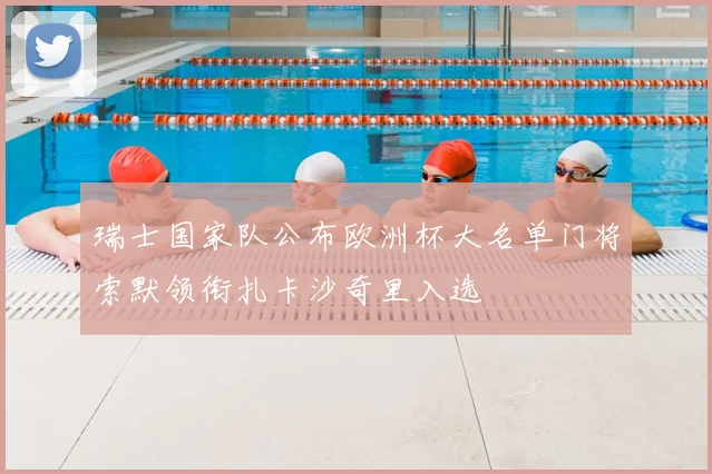瑞士国家队公布欧洲杯大名单门将索默领衔扎卡沙奇里入选