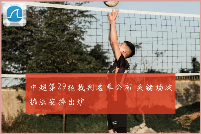 中超第29轮裁判名单公布 关键场次执法安排出炉